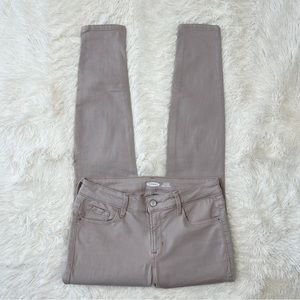 Old Navy rockstar pink jeans built in warm flannel lined mid rise Size 4